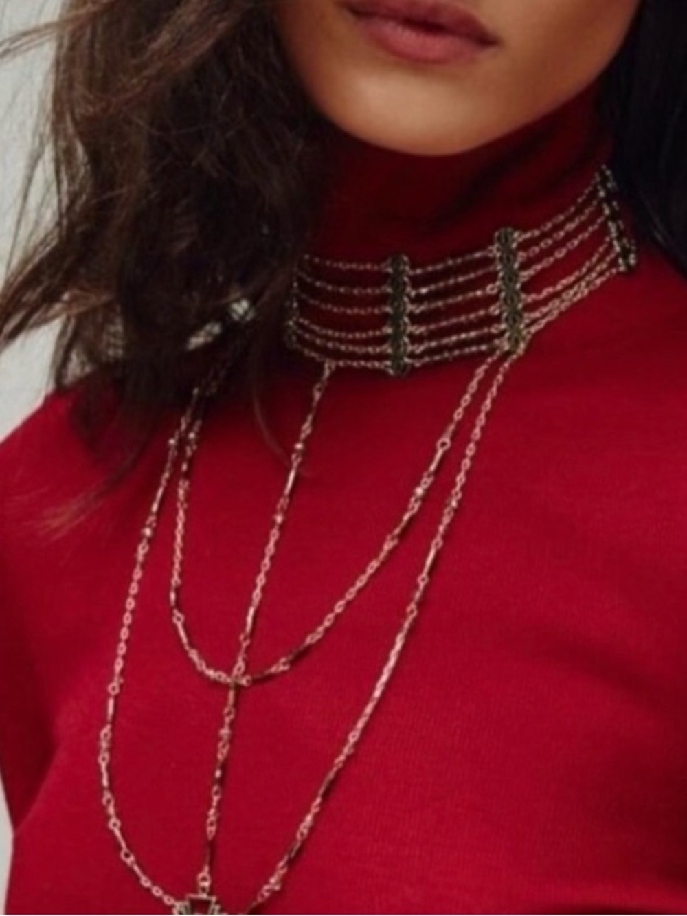 Free People x Ariana OST Lotus Layered Necklace